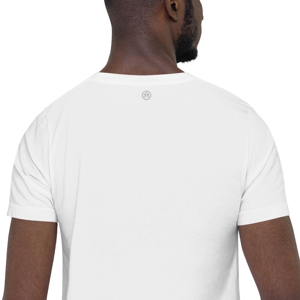 TIME OF VIBES - Men`s Cotton T-Shirt TIME (White) - €29.00