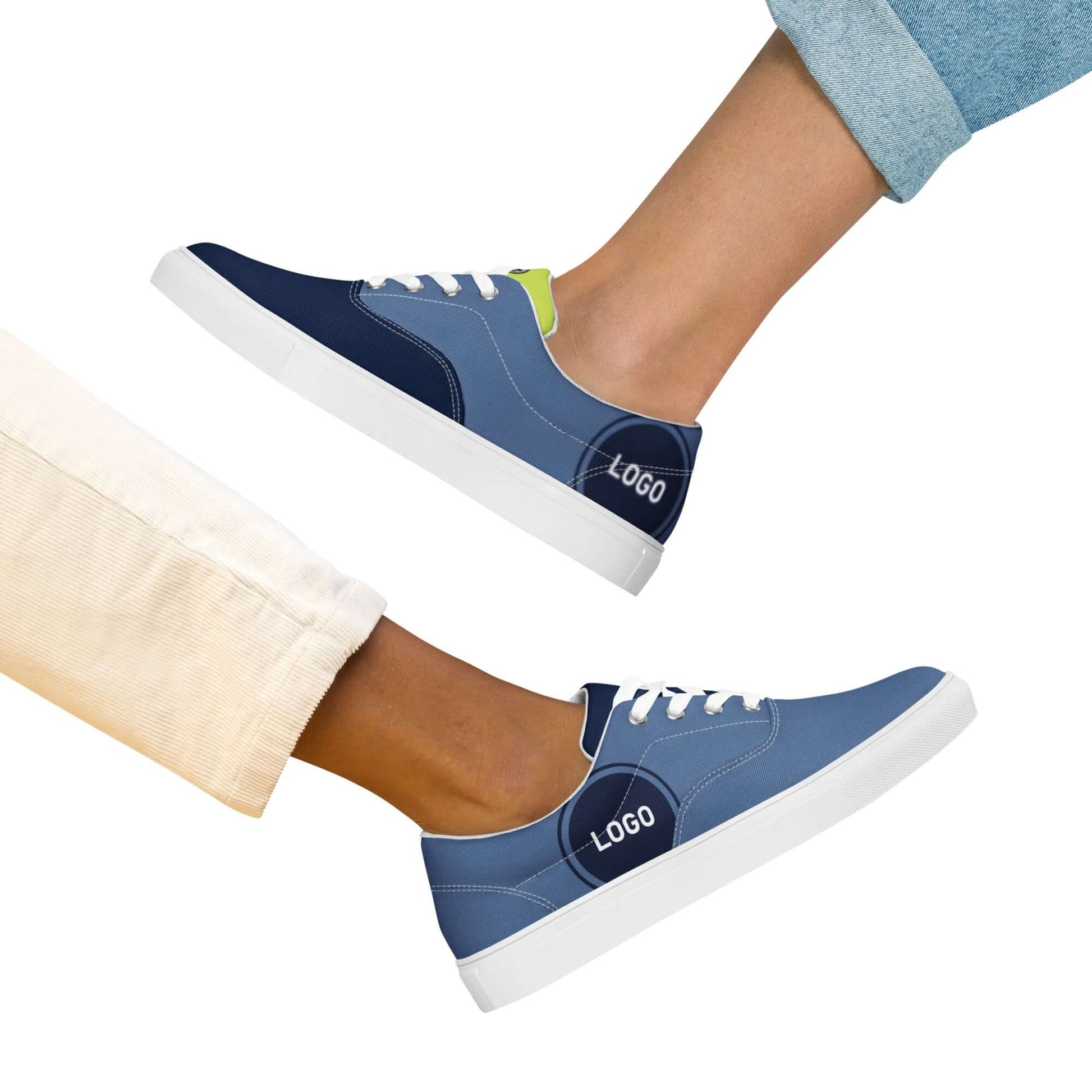 TIME OF VIBES - Women’s lace-up canvas shoes CORPORATE - €109.00