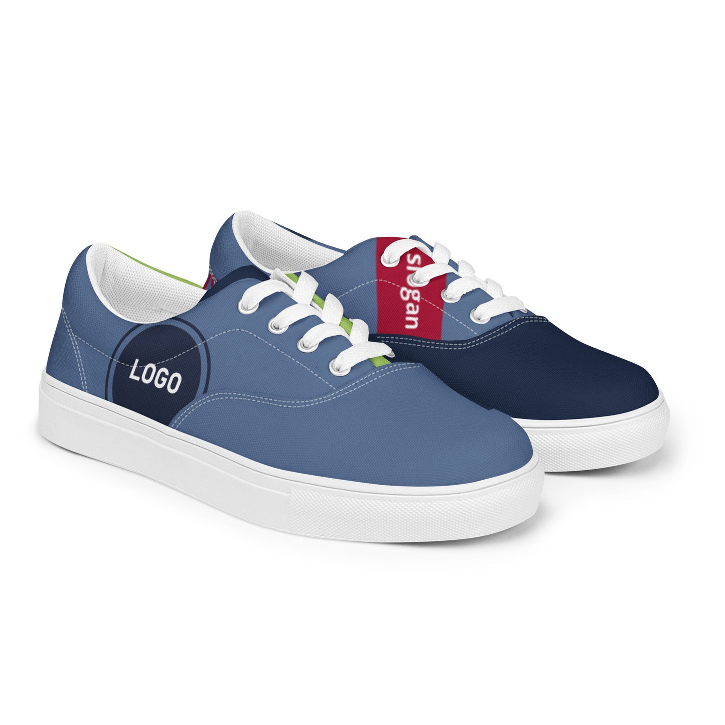 TIME OF VIBES - Women’s lace-up canvas shoes CORPORATE - €109.00