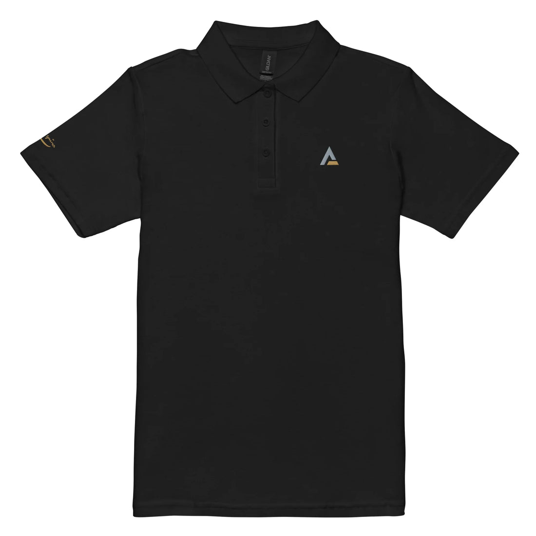 Piqué-Poloshirt für Damen (Schwarz) - Time Of Vibes