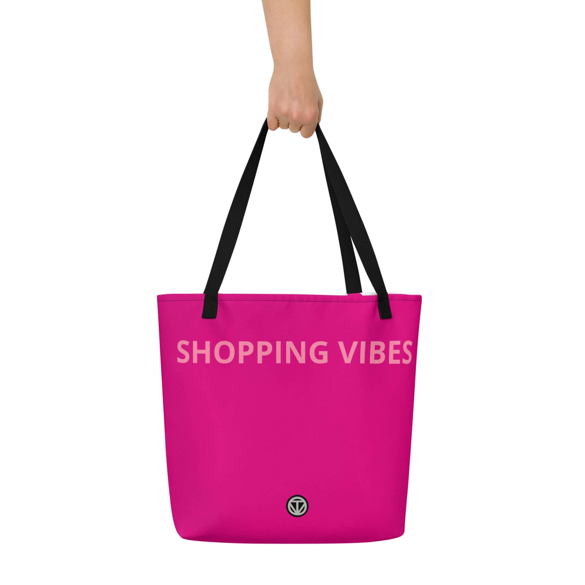 TIME OF VIBES - Large Tote Bag PRETTY IN PINK - €45.00
