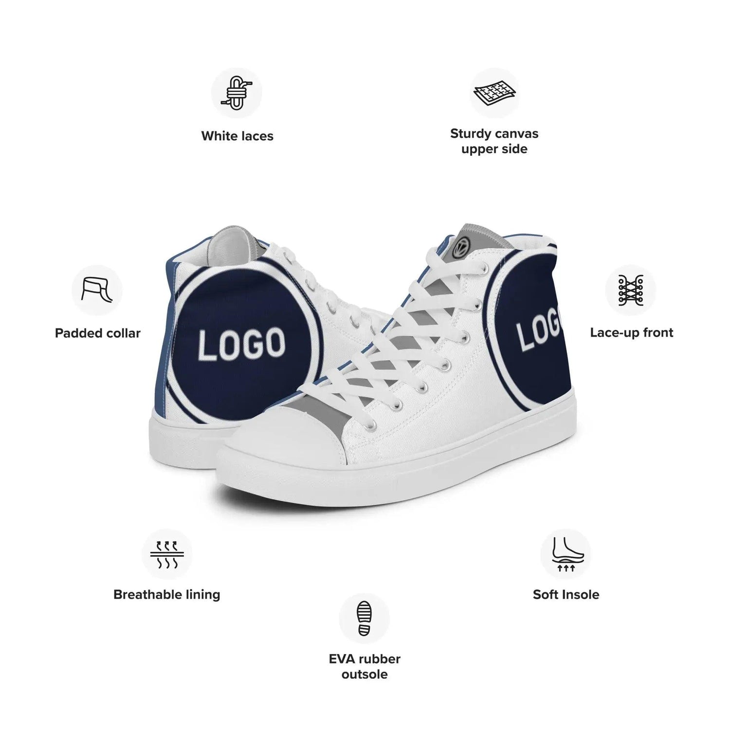TOV High Sneaker Herren - Komplett bedrucken und individualisieren - Features - Time Of Vibes