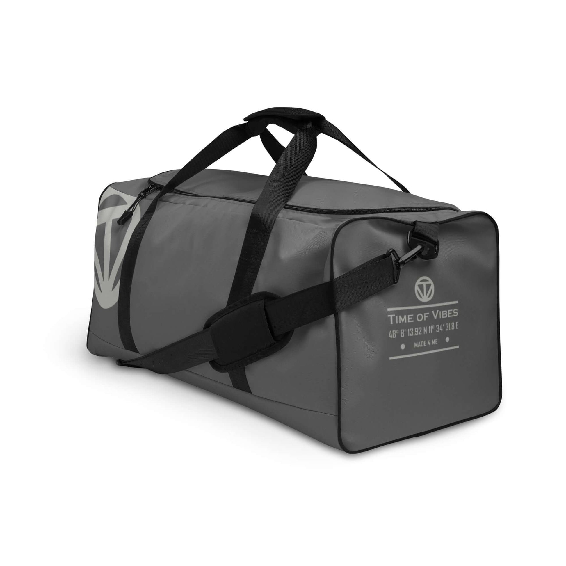 TIME OF VIBES - Travel Bag TOV (Black Grey) - €109.00