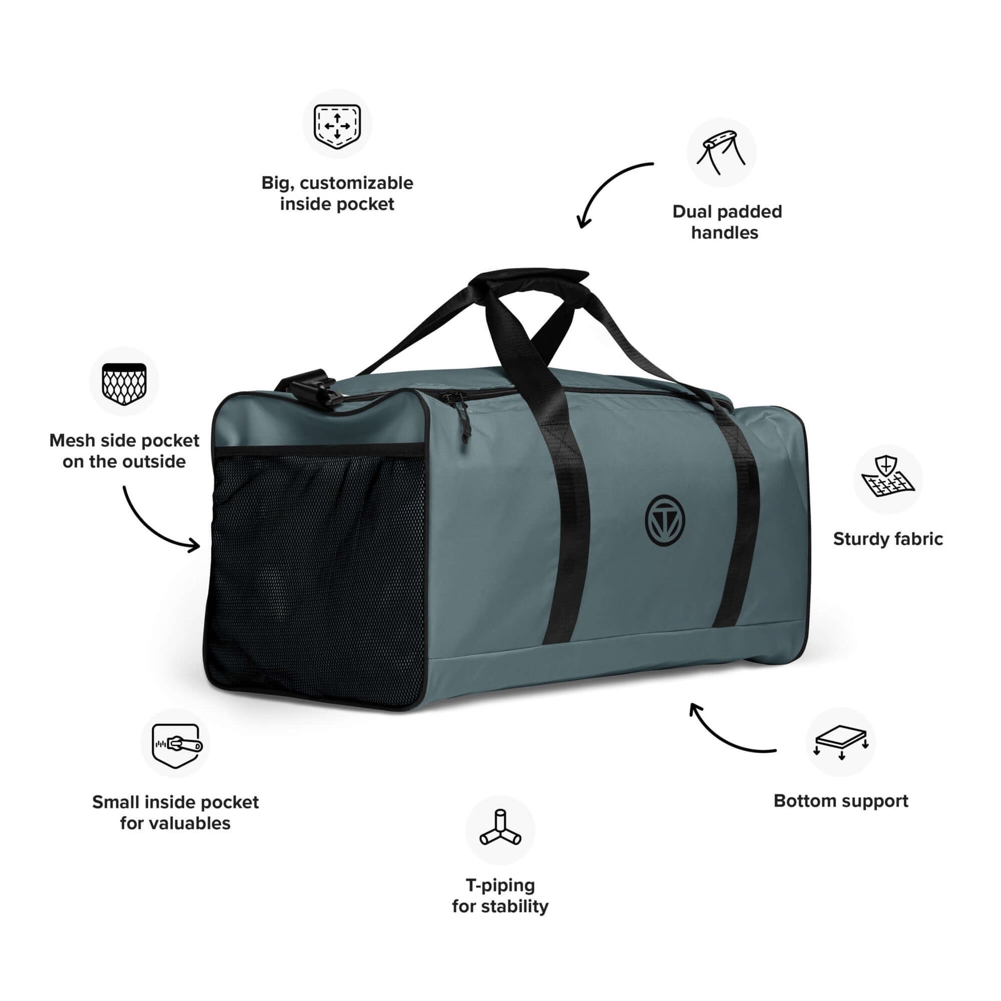 TIME OF VIBES - Travel Bag 23 (Gothic blue) - €99.00