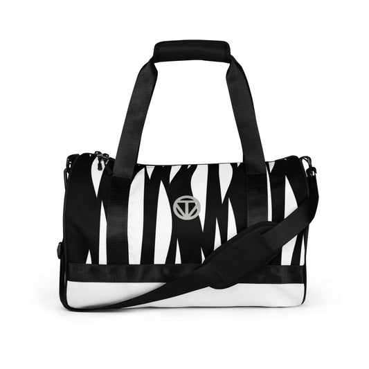 TIME OF VIBES - Sports Bag JUNGLE (White/Black) - €82.00