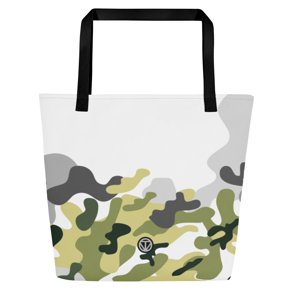 TIME OF VIBES - Large Tote Bag CAMOUFLAGE - €45.00