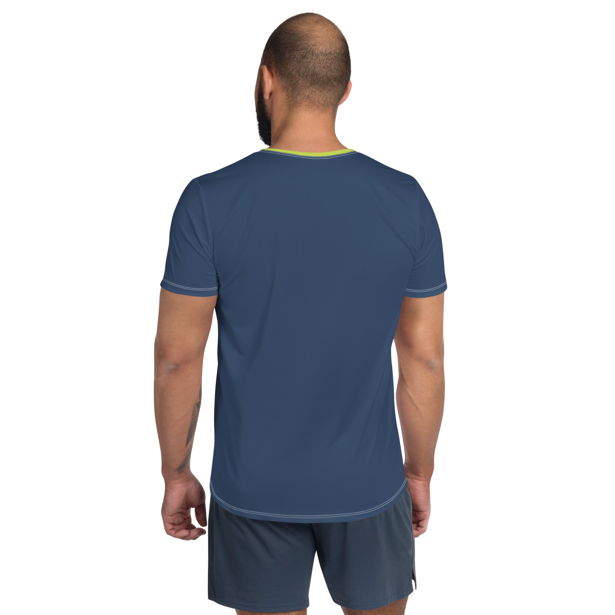 TIME OF VIBES TOV Herren Sport T-Shirt FIRST (Blau/Grün) - €45,00