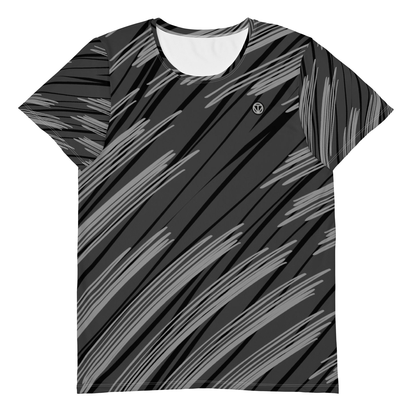 TIME OF VIBES - Men's Athletic T-shirt ABSTRACT - €45.00