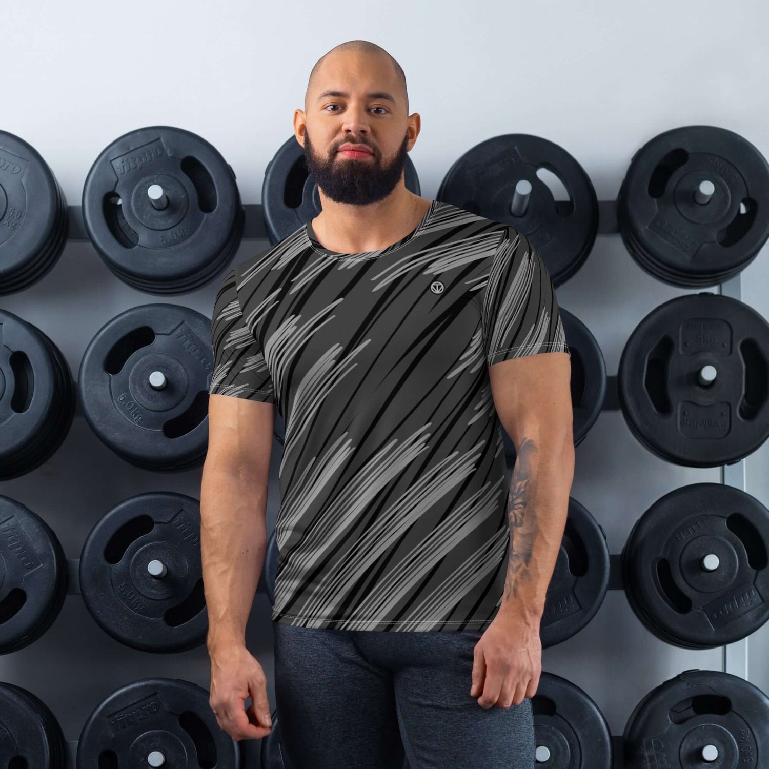 TIME OF VIBES TOV Herren Sport T-Shirt ABSTRACT - €45,00