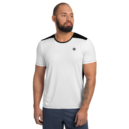 TIME OF VIBES TOV Herren Sport T-Shirt FIRST (Weiß/Schwarz) - €45,00