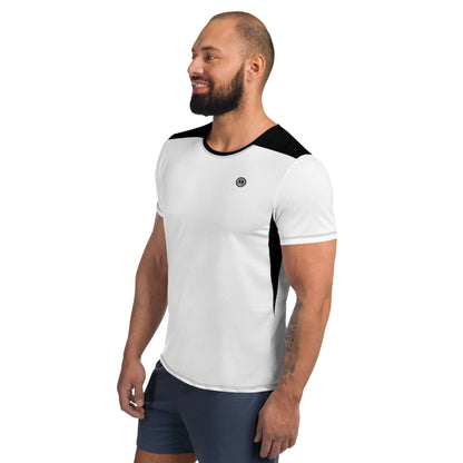 TIME OF VIBES TOV Herren Sport T-Shirt FIRST (Weiß/Schwarz) - €45,00