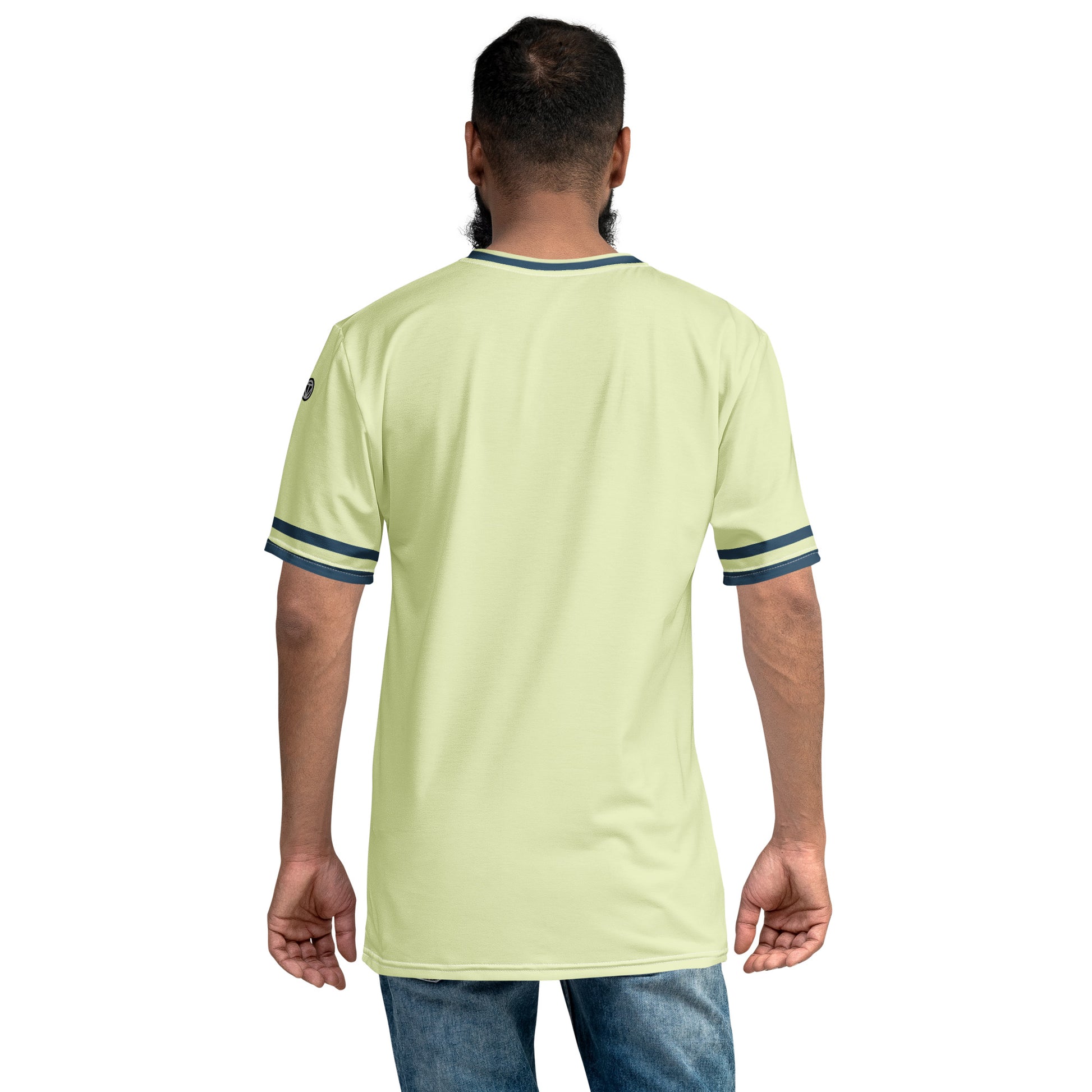TIME OF VIBES - Premium Men's T-Shirt OLDSCHOOL (Snow Flurry/Arapawa) - €49.00