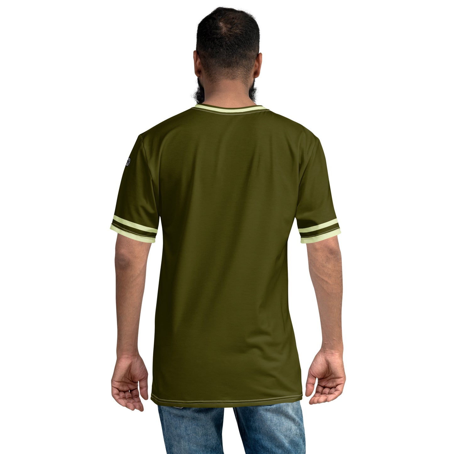 TIME OF VIBES - Premium Men's T-Shirt OLDSCHOOL2 (Karaka/Snow Flurry) - €49.00