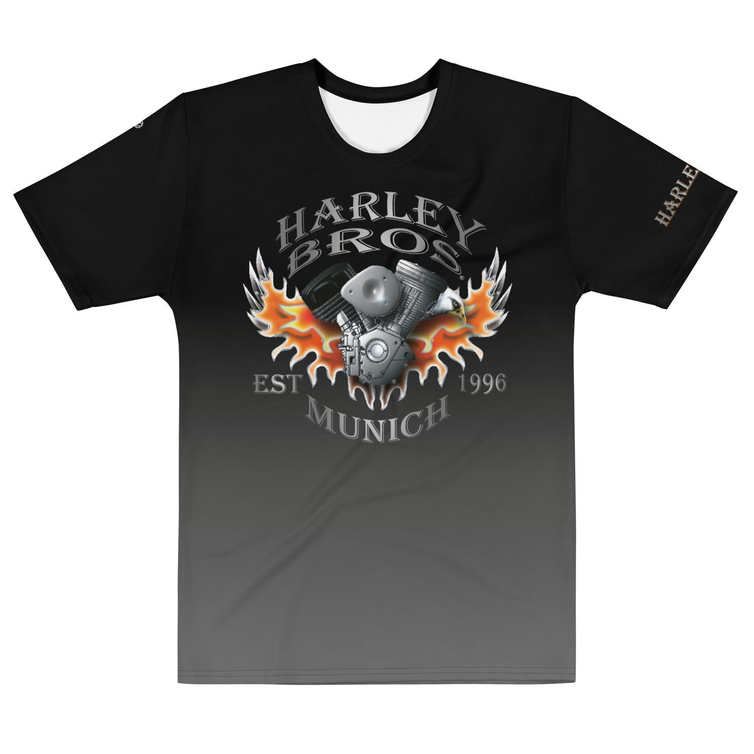 TIME OF VIBES TOV Herren Premium T-Shirt HARLEY BROS 23 (Schwarz/Grau) - €49,00