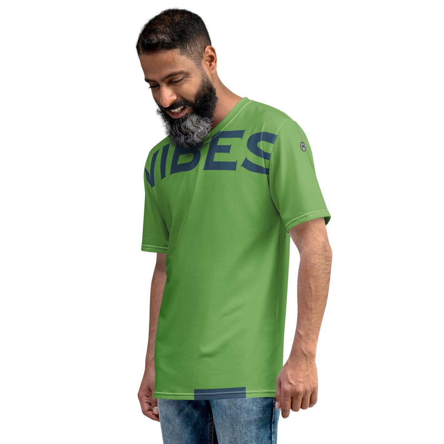 TIME OF VIBES - Premium Men's T-Shirt VIBES (Green/Arapawa) - €49.00