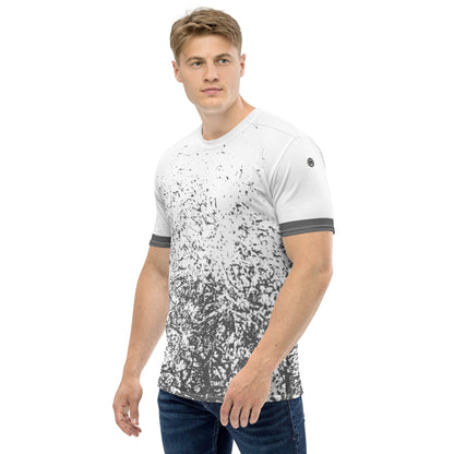 TIME OF VIBES TOV Herren Premium T-Shirt GRUNGE (Weiß/Grau) - €49,00