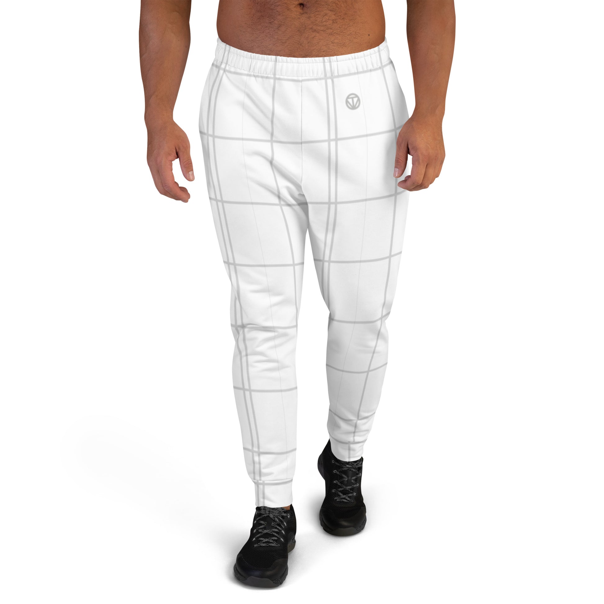 TIME OF VIBES - Men's Joggers LINEUP (White) - €69.00