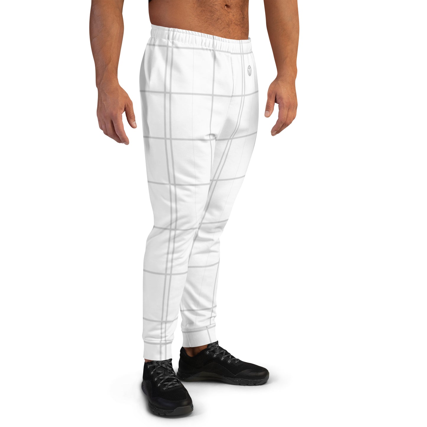 TIME OF VIBES - Men's Joggers LINEUP (White) - €69.00