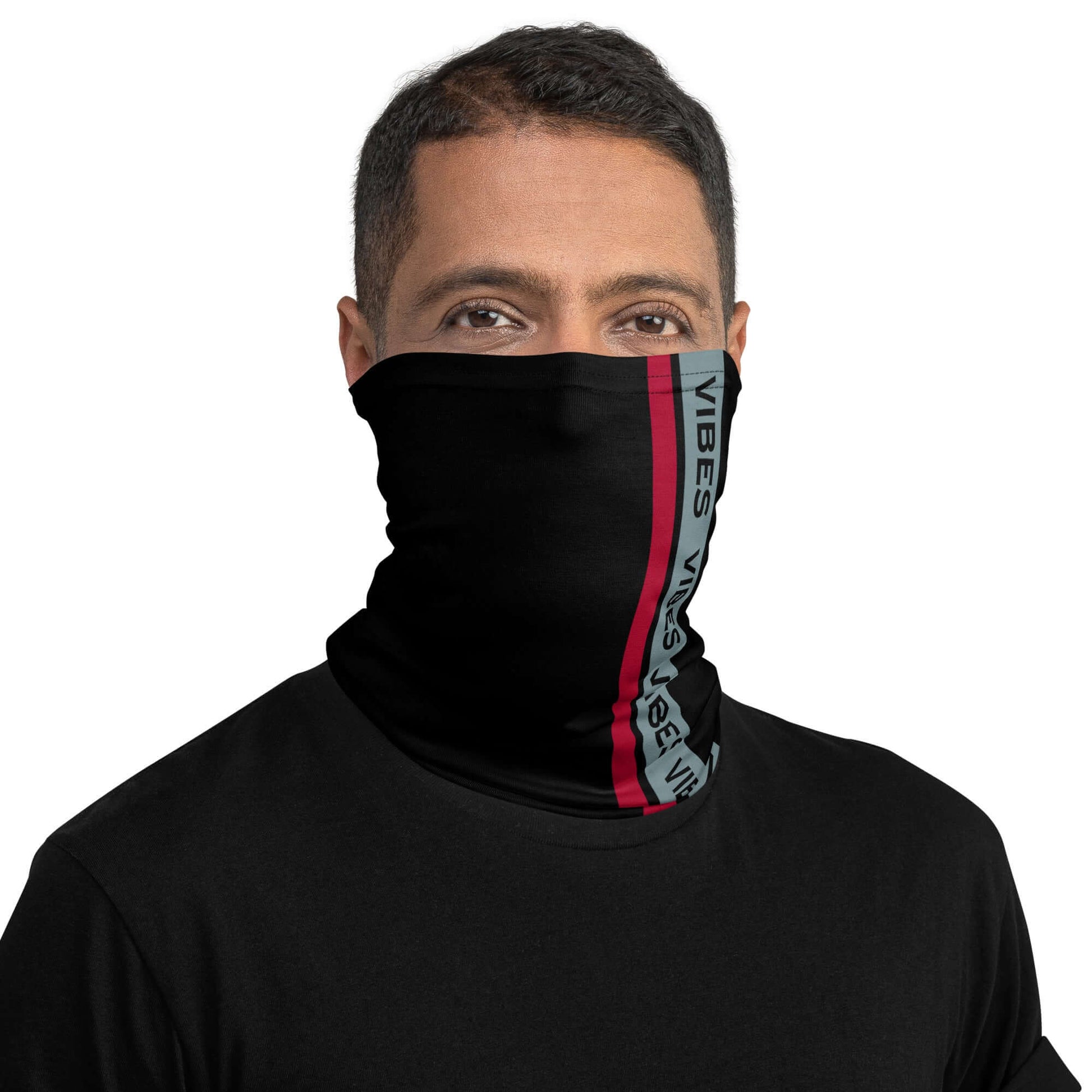 TIME OF VIBES - Bandana VIBES (Black/Gothicblue/Red) - €26.00