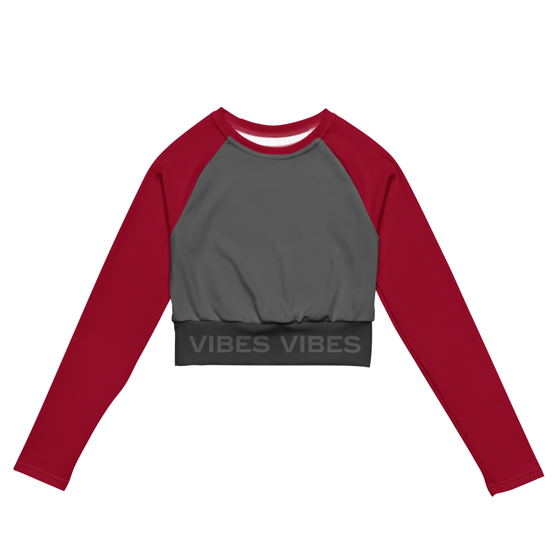 TIME OF VIBES - Recycled long-sleeve crop top MyVIBES - €69.00