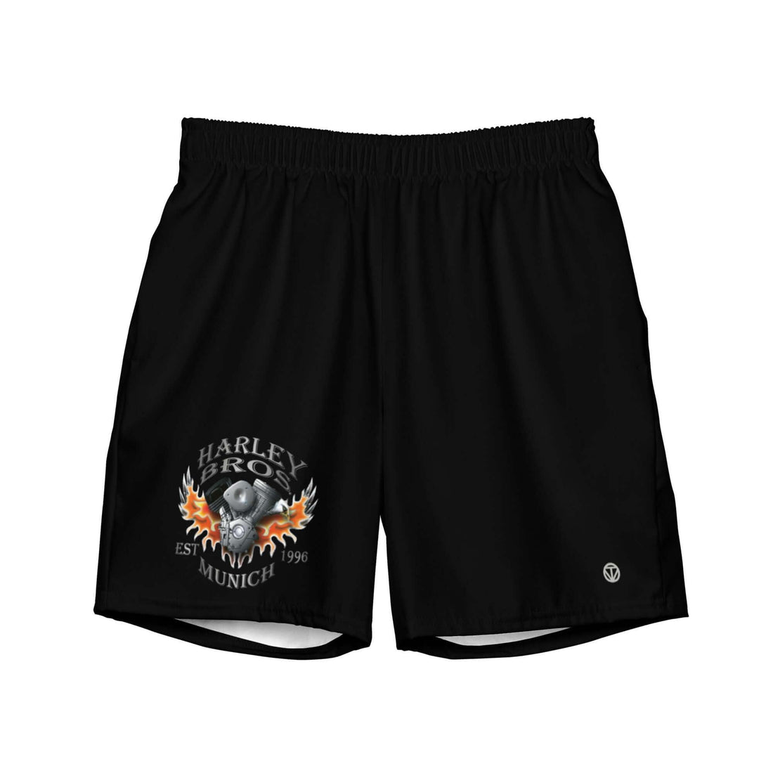HARLEY BROS Herren Badehose 23 (Schwarz) - Time Of Vibes