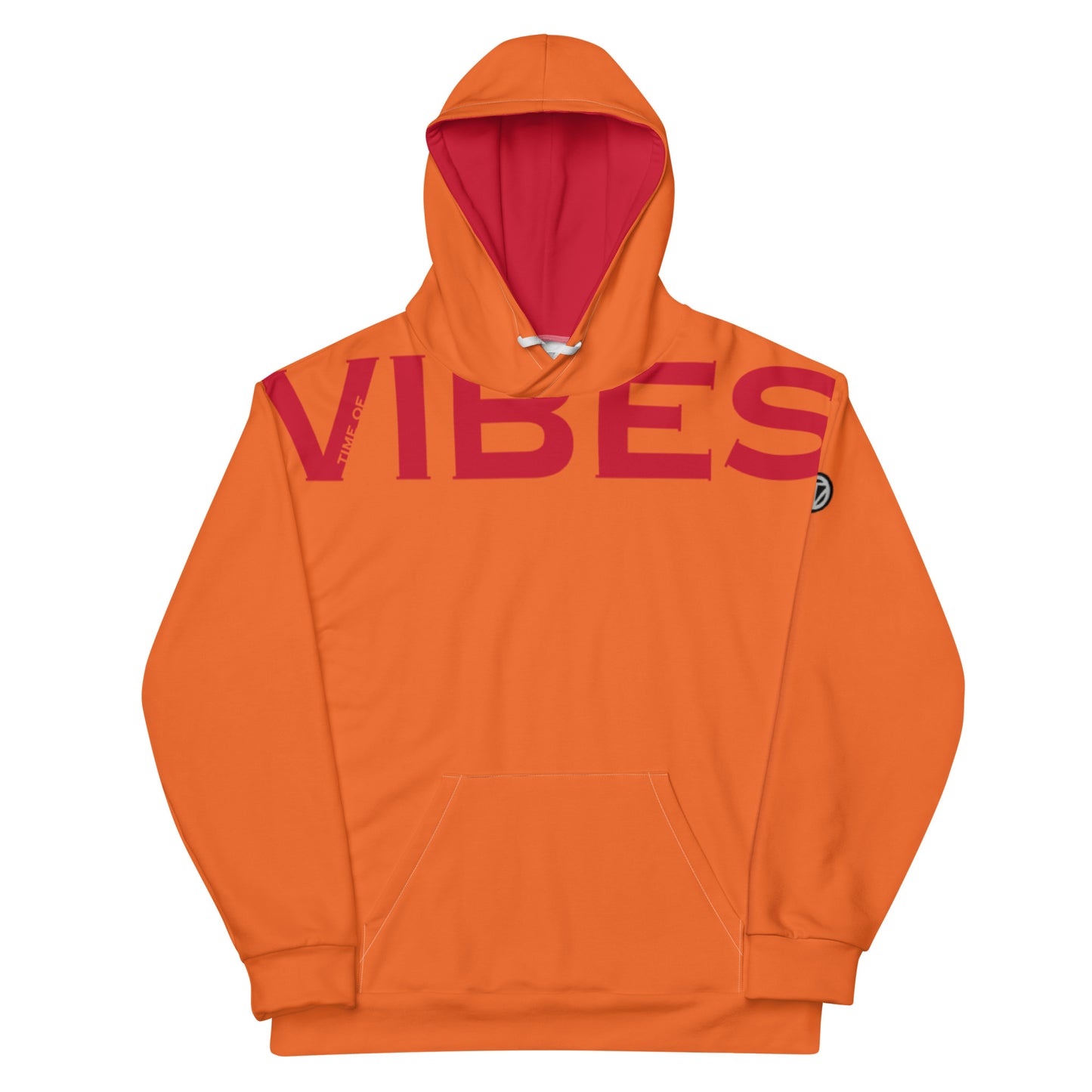 TIME OF VIBES - Premium Hoodie VIBES (Orange/Red) - €99.00
