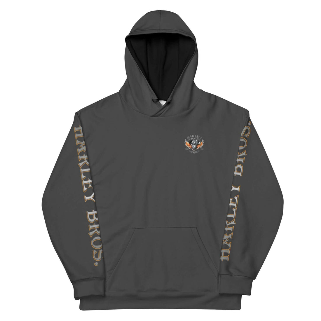 HARLEY BROS Premium Kapuzenpullover 23 Member (Dunkelgrau) - Time Of Vibes