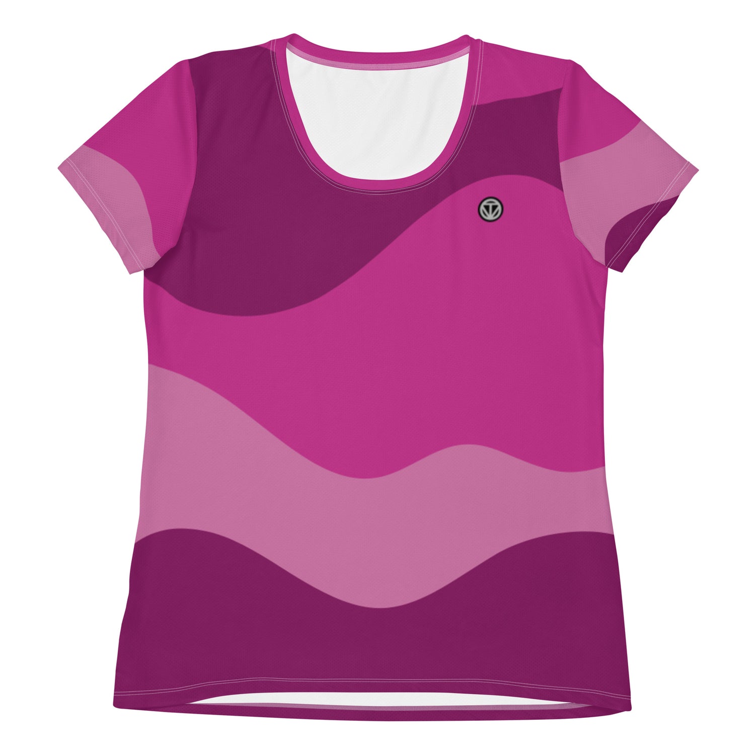 TIME OF VIBES TOV Damen Sport T-Shirt ABSTRACT (Pink) - €45,00
