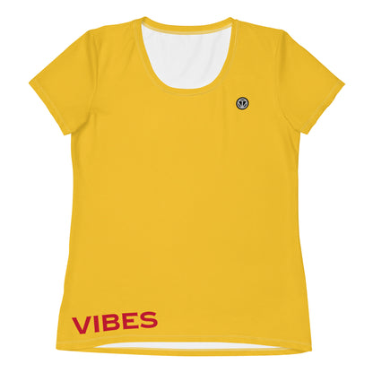 TIME OF VIBES TOV Damen Sport T-Shirt VIBES (Gelb) - €45,00