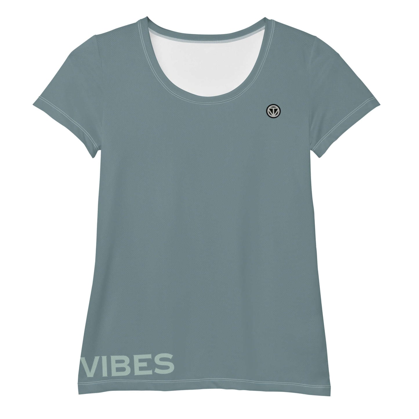 TIME OF VIBES - Women's Athletic T-shirt VIBES (Gothic Blue) - €45.00