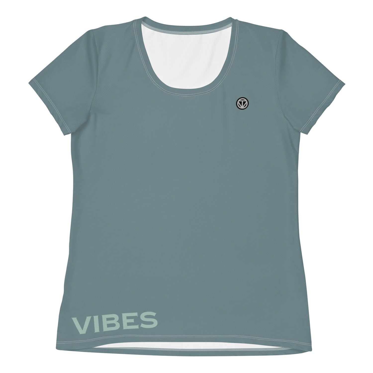 TIME OF VIBES TOV Damen Sport T-Shirt VIBES (Graublau) - €45,00
