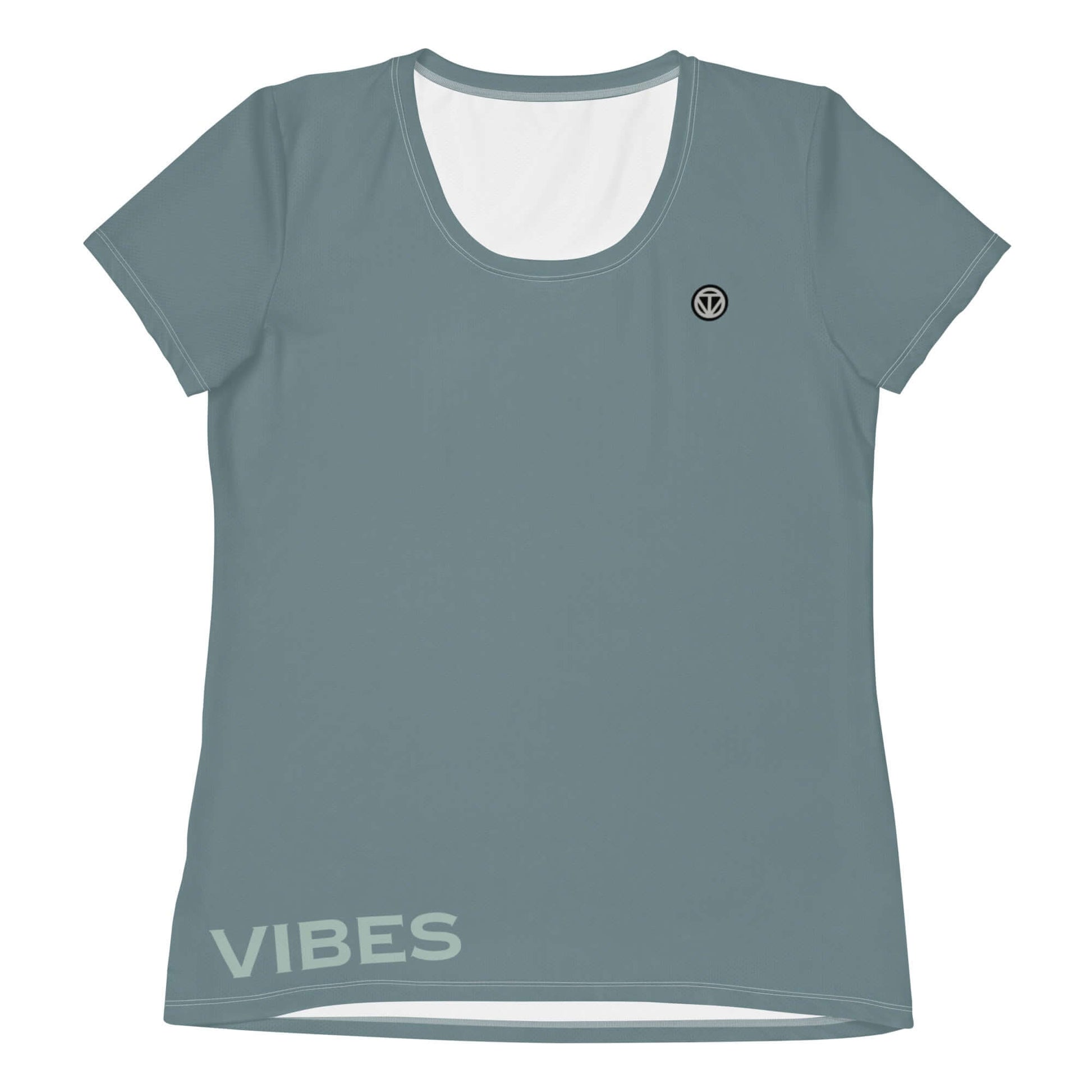 TIME OF VIBES - Women's Athletic T-shirt VIBES (Gothic Blue) - €45.00