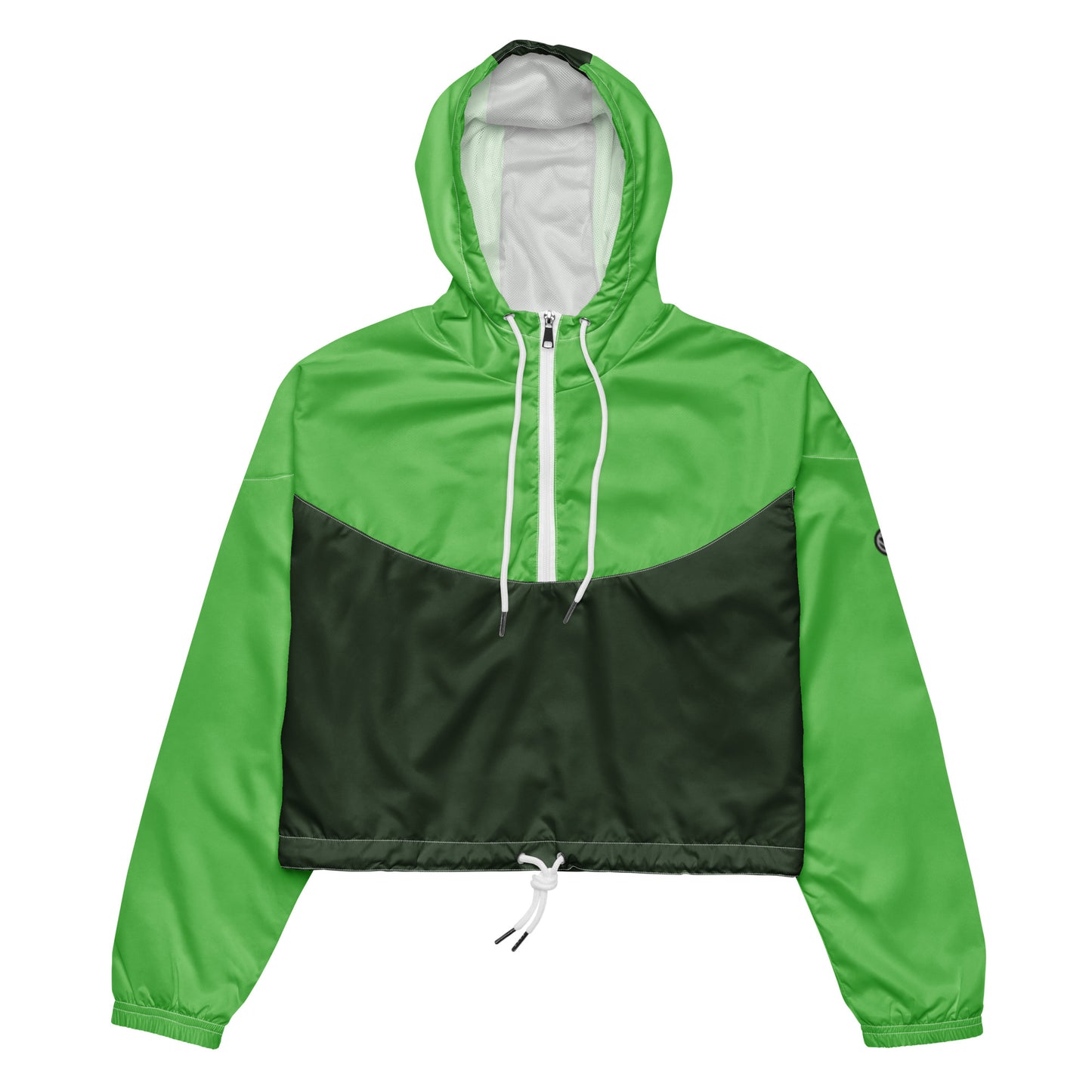 TIME OF VIBES - Cropped Windbreaker (Mantis Green) - €99.00