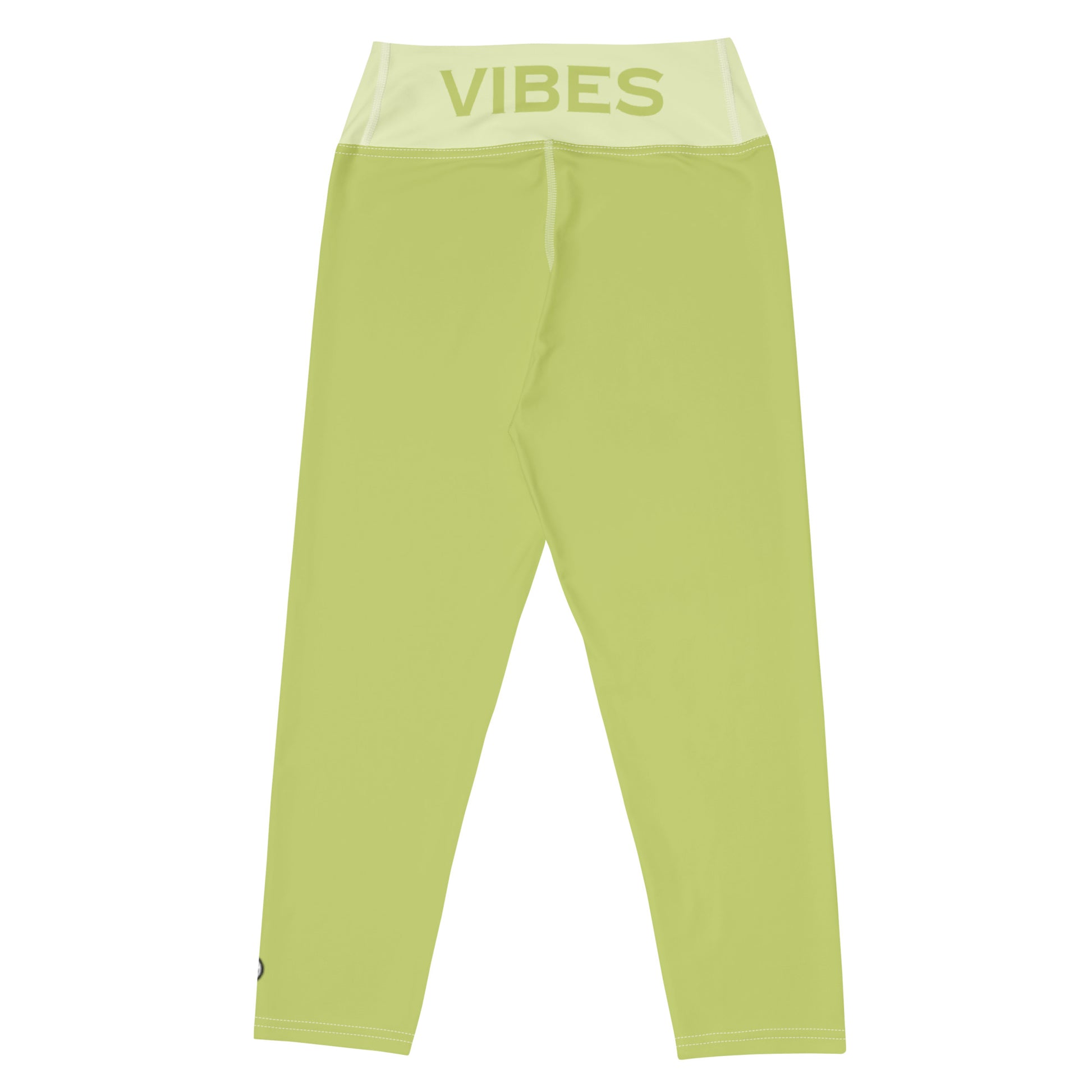TIME OF VIBES - Yoga Capri Leggings VIBES (Green) - €49.00