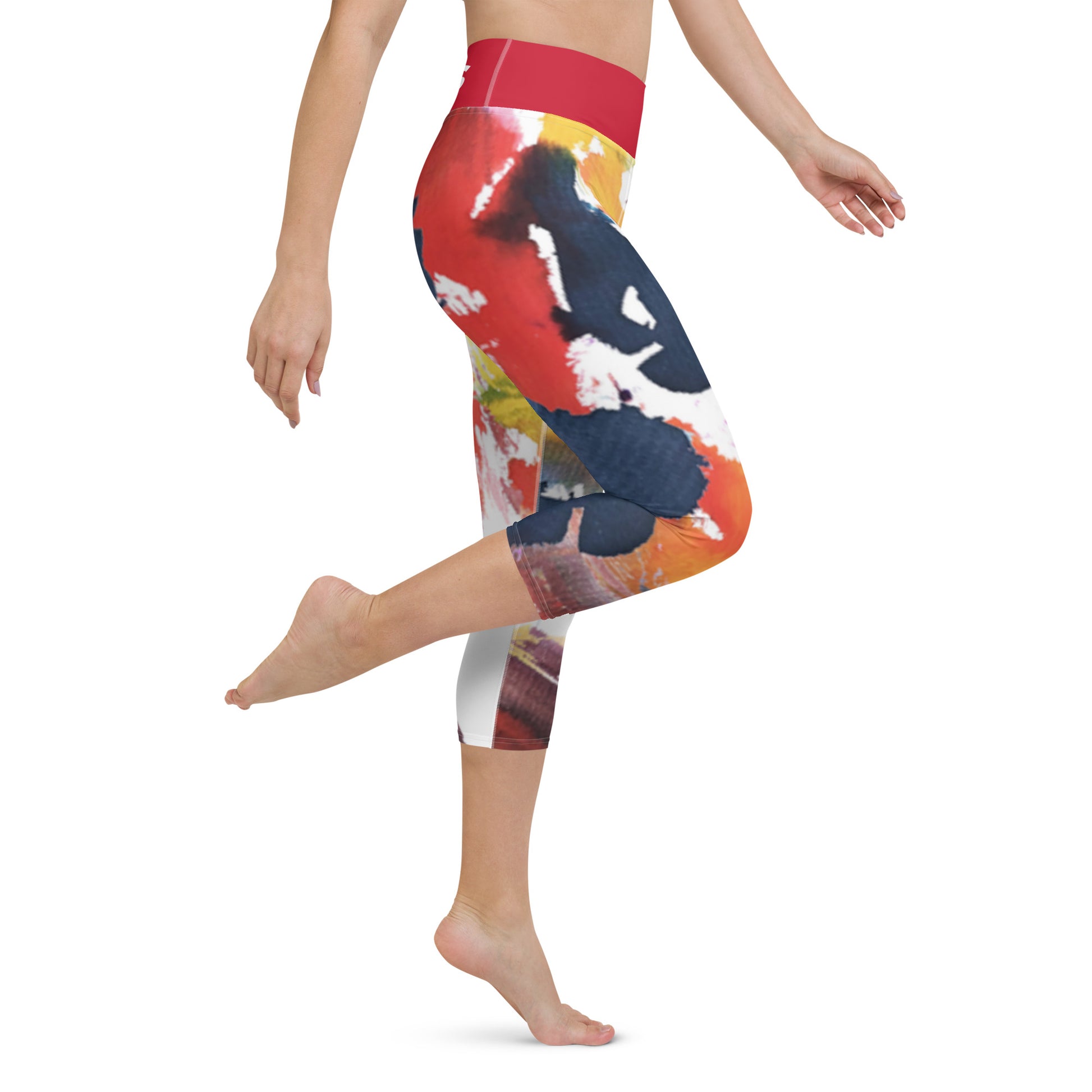 TIME OF VIBES - Yoga Capri Leggings POWER - €49.00