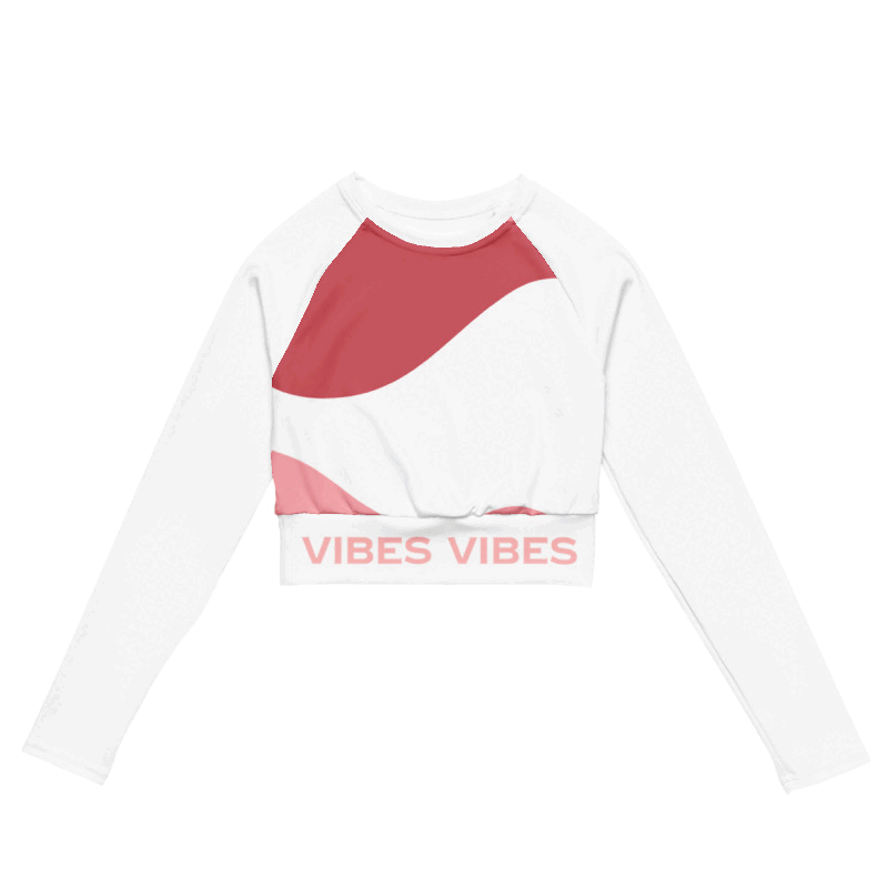 TIME OF VIBES Langarm Crop-Top MyVIBES - €69,00