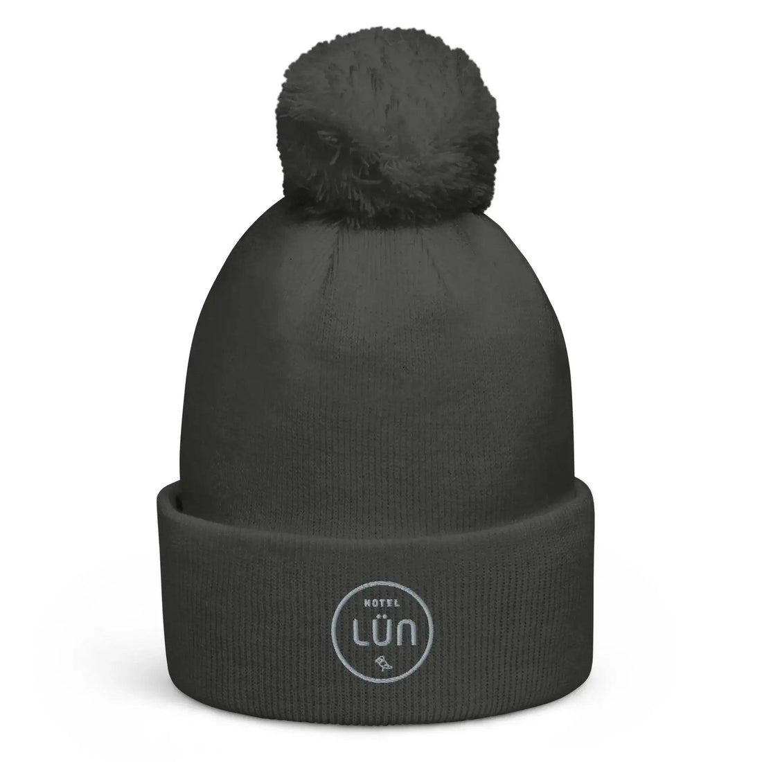 HOTEL LÜN Bommel-Beanie (Grau) - Time Of Vibes