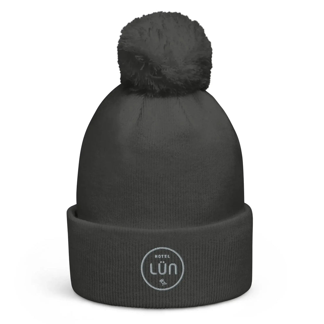 Bommel-Beanie LÜN (Grau)