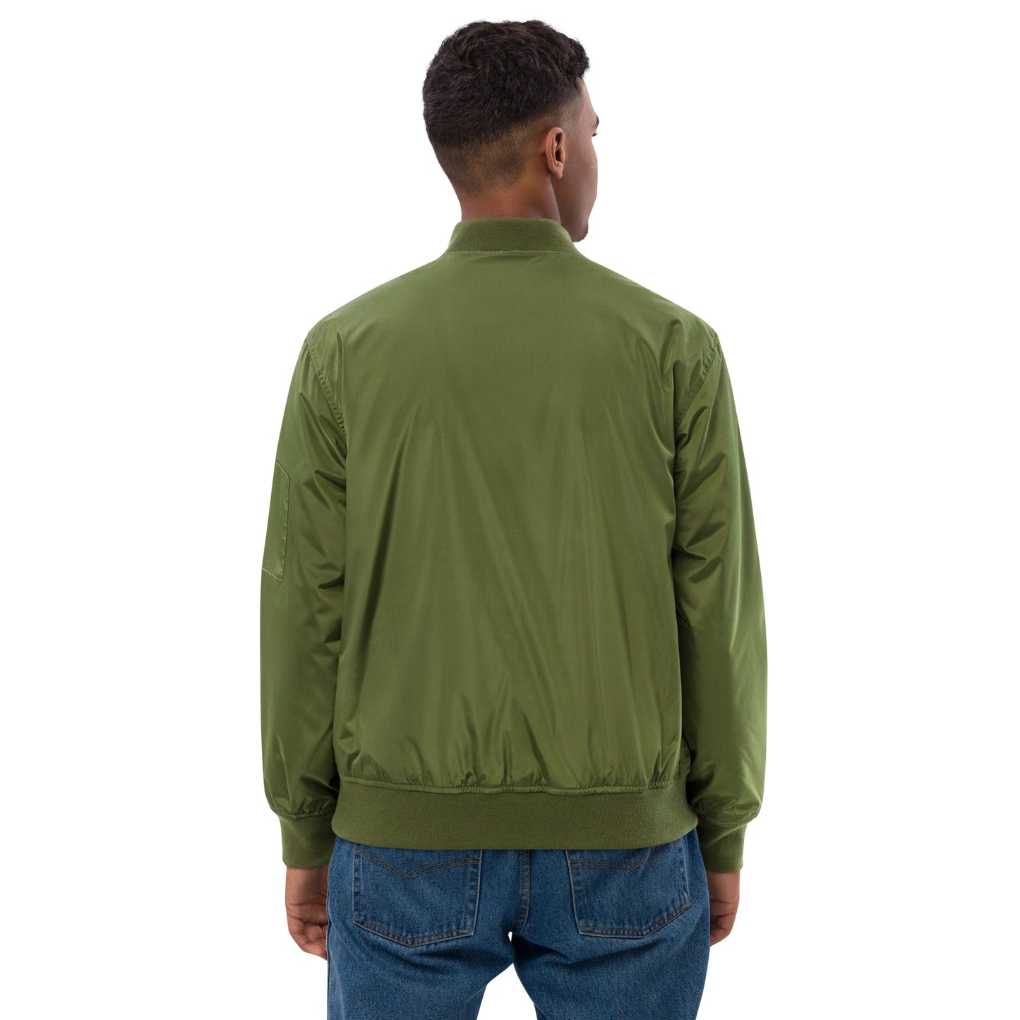 TIME OF VIBES - Premium recycled Blouson Jacket (Green) - €89.00