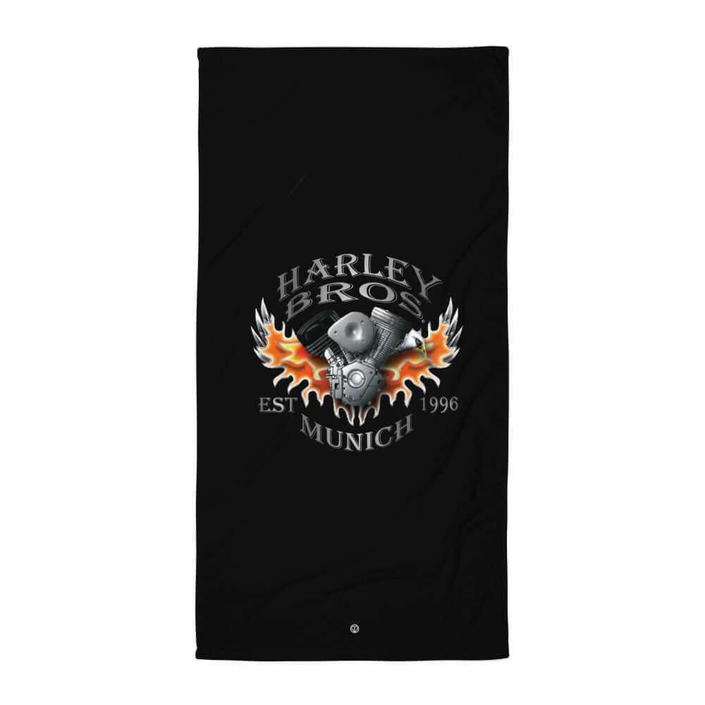 HARLEY BROS Handtuch 23 (Schwarz) - Time Of Vibes