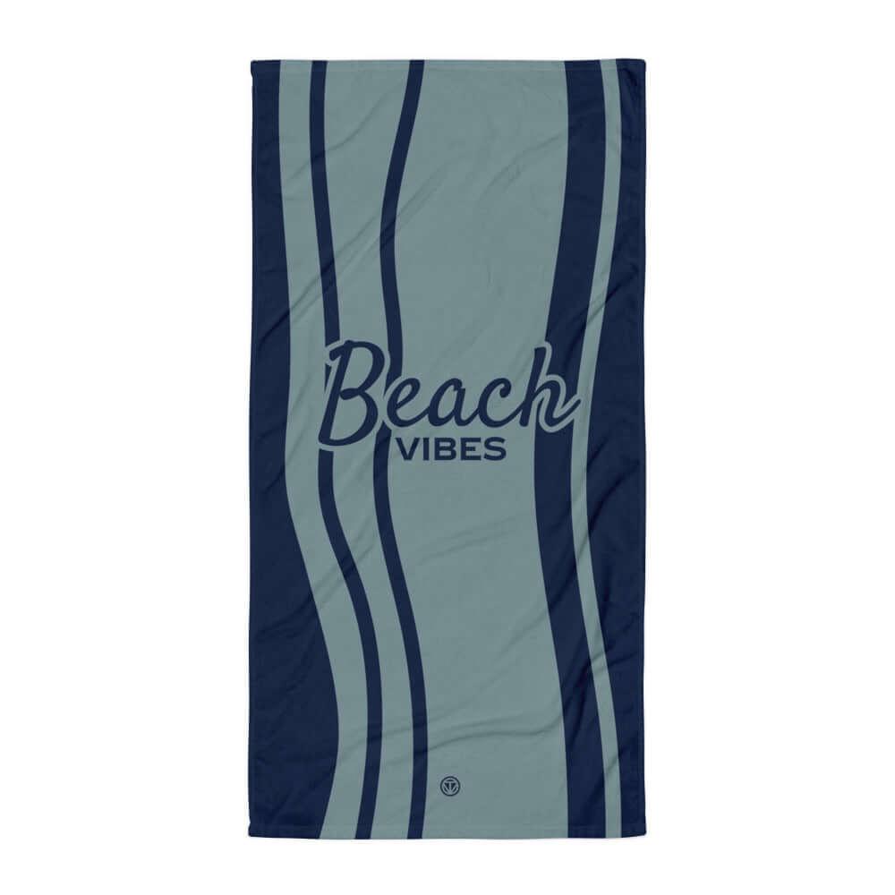 VIBES Strandtuch | BEACH (Blau/Türkis) - Time Of Vibes