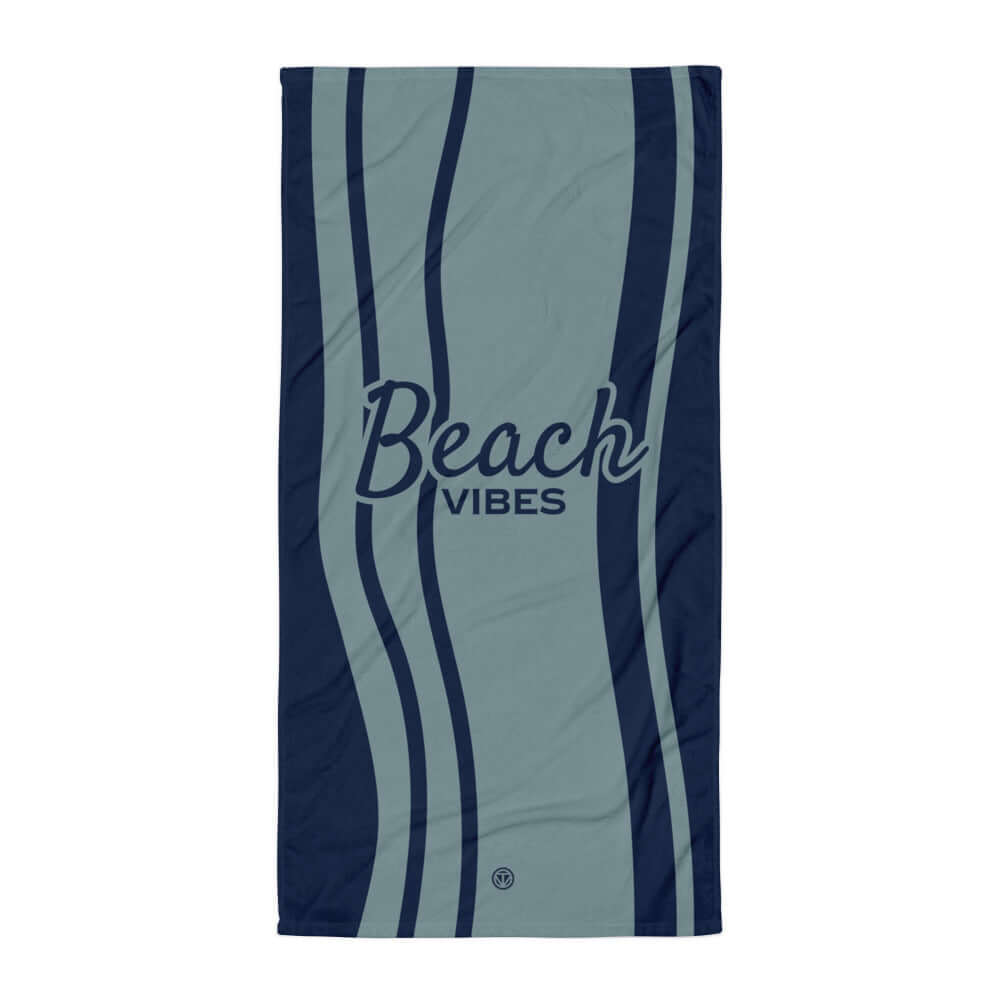 TIME OF VIBES - Towel BEACH (Navy/Blue) - €39.00