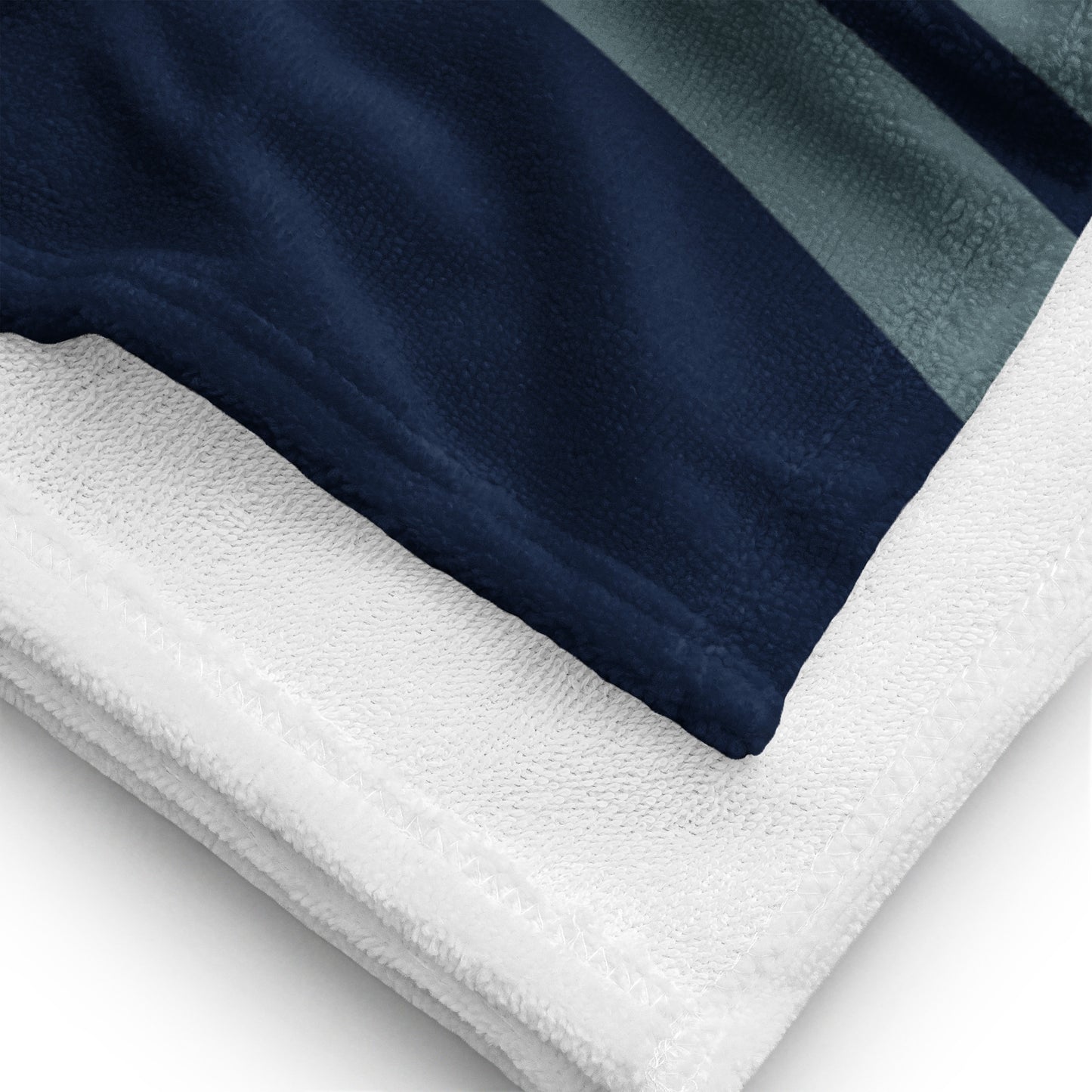 TIME OF VIBES - Towel BEACH (Navy/Blue) - €39.00