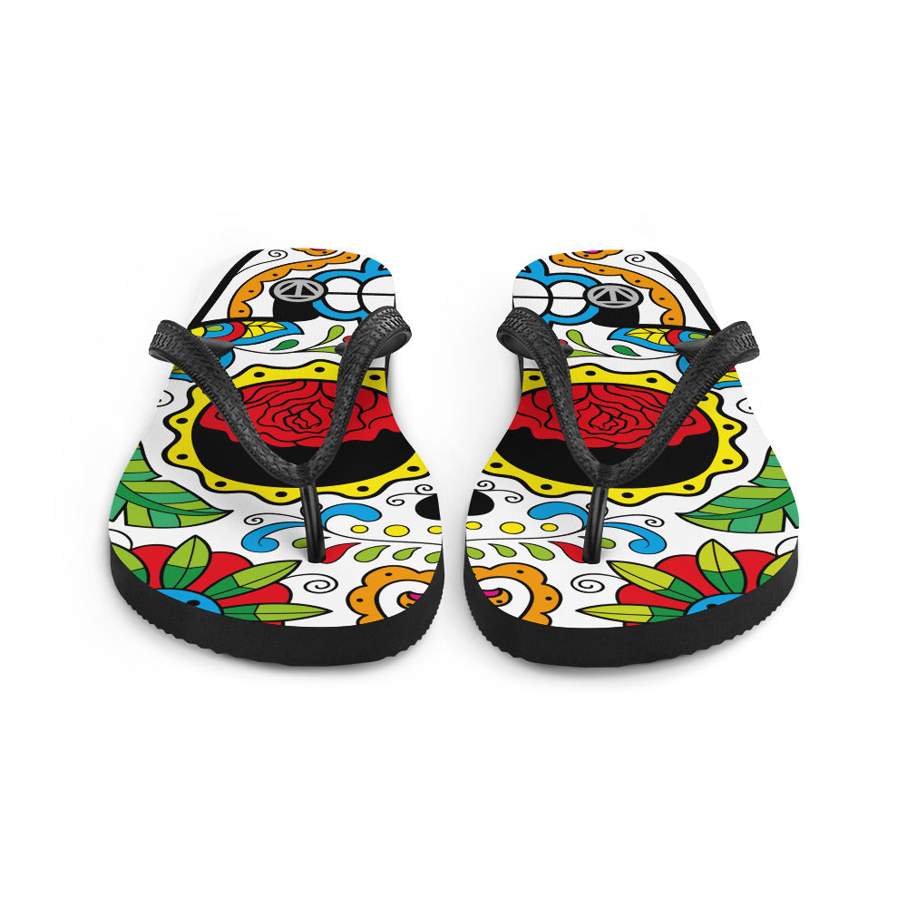 TIME OF VIBES - Flip-Flops FLOWERSCULL - €25.00