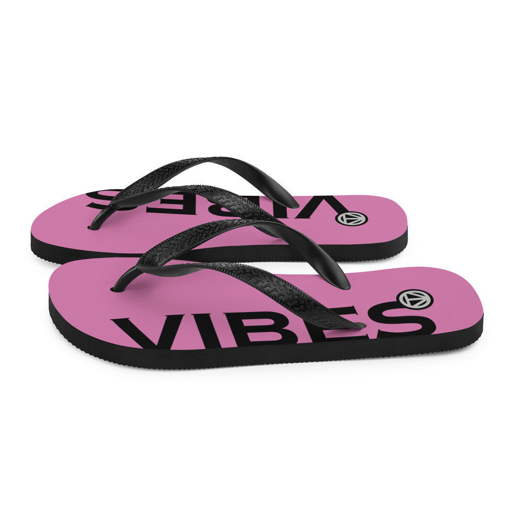 TIME OF VIBES - Flip-Flops VIBES (Pink/Black) - €25.00