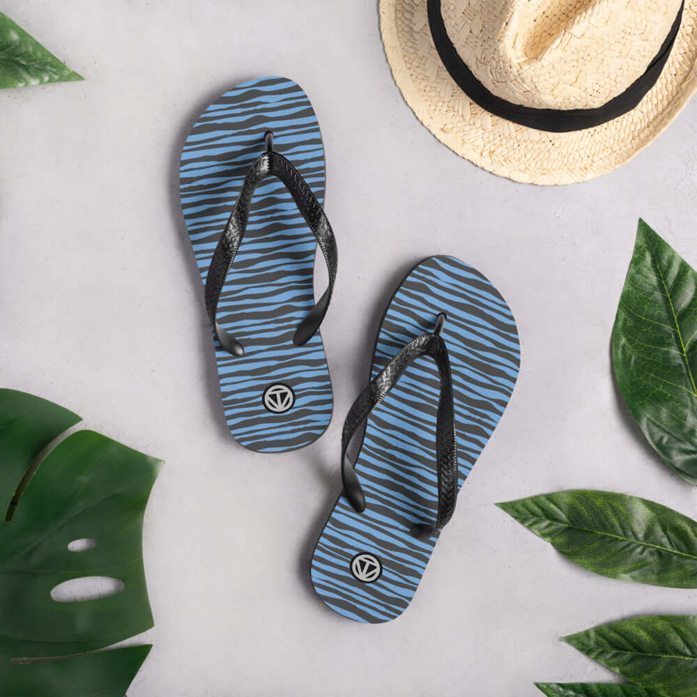 TIME OF VIBES - Flip-Flops WAVES (Blue) - €25.00