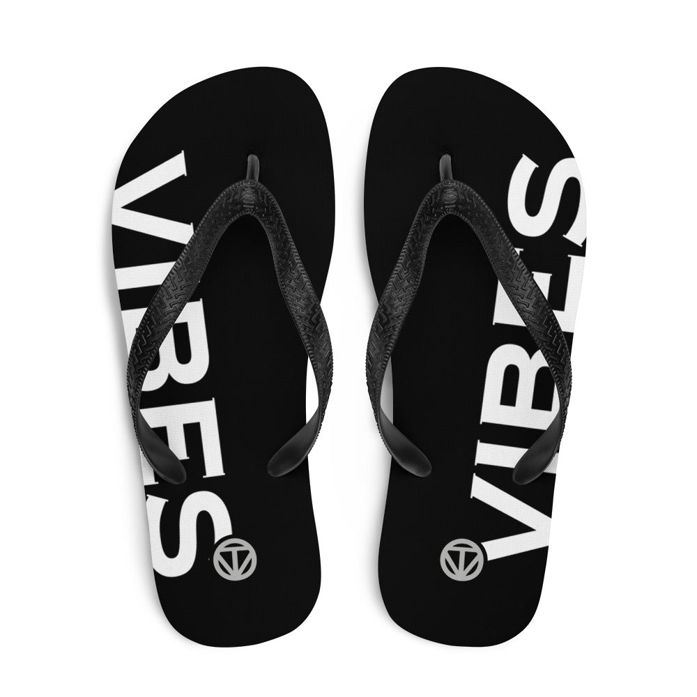 TIME OF VIBES - Flip-Flops VIBES (Black/White) - €25.00
