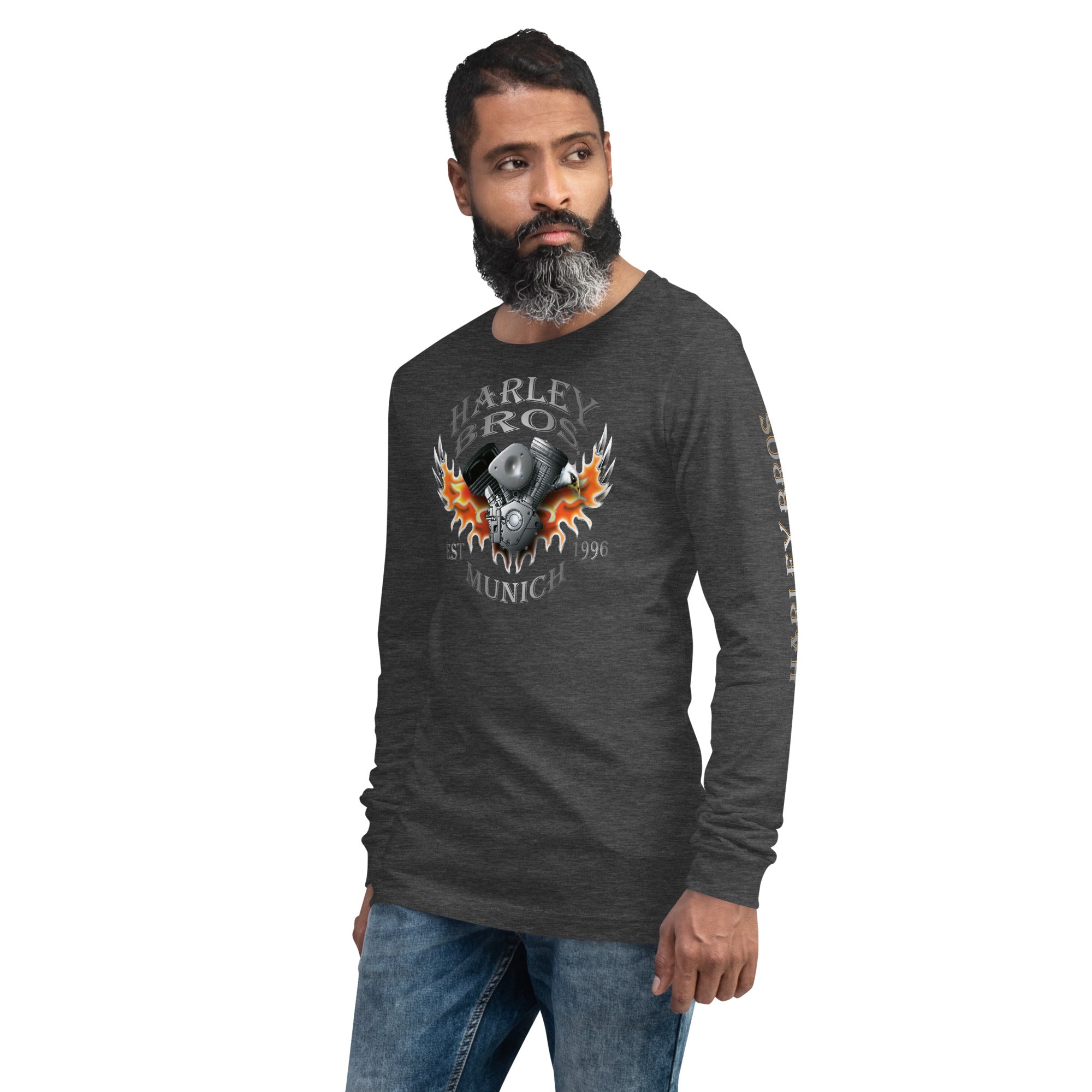 TIME OF VIBES Cotton Long Sleeve Tee HARLEY BROS 23 (var. colors) - €45,00