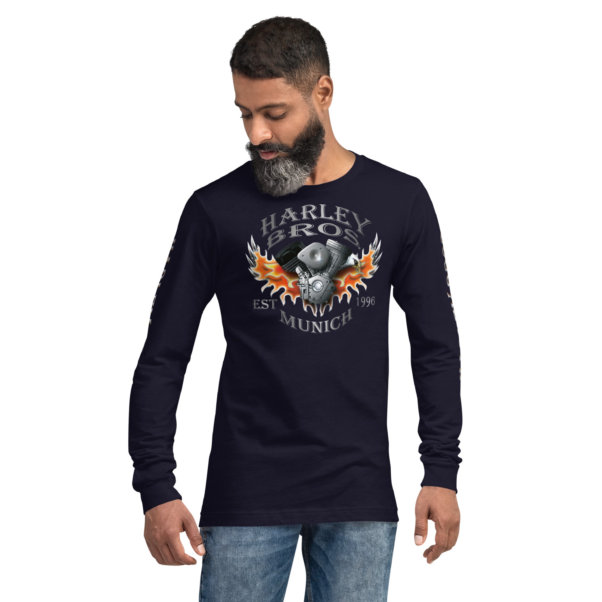 TIME OF VIBES Cotton Long Sleeve Tee HARLEY BROS 23 (var. colors) - €45,00