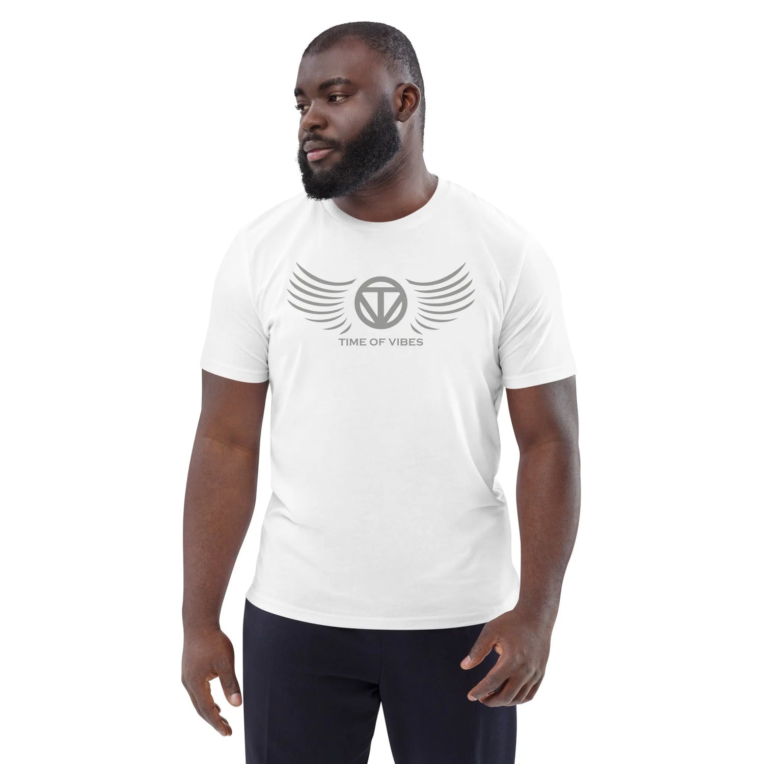 T-shirt in cotone biologico WINGS (Bianco)